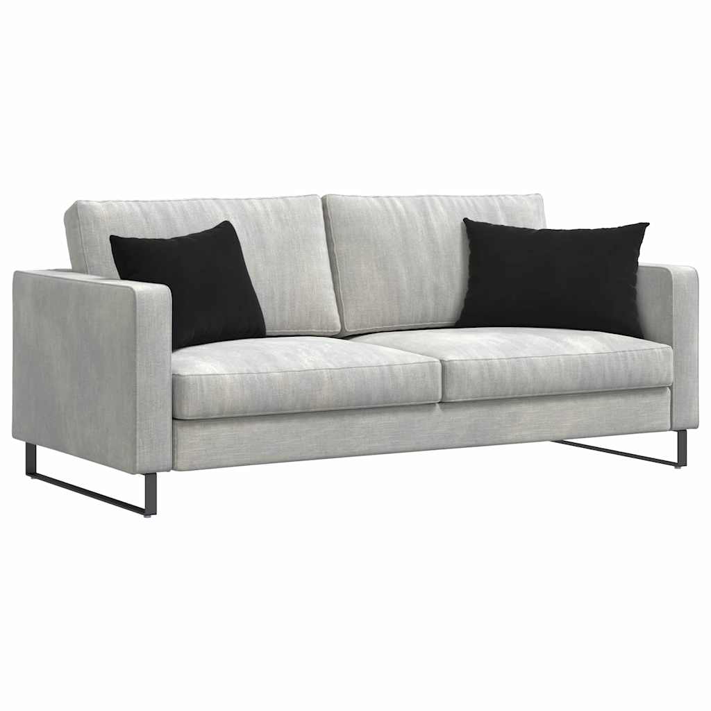 vidaXL Poduszki na sofę 2 pcs Czarny 60 x 40 cm Tkanina sztruksowa