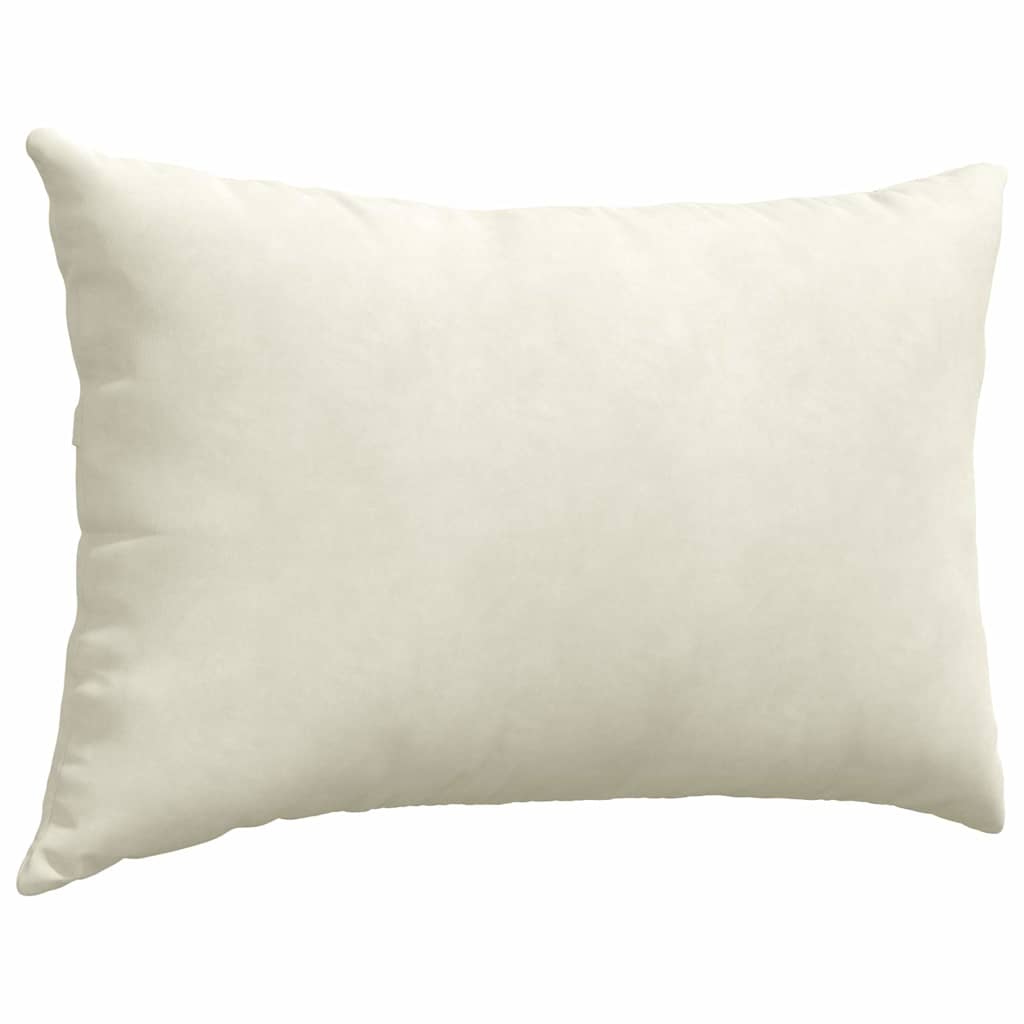 vidaXL Poduszki na sofę 2 pcs Kremowy 60 x 40 cm Tkanina sztruksowa