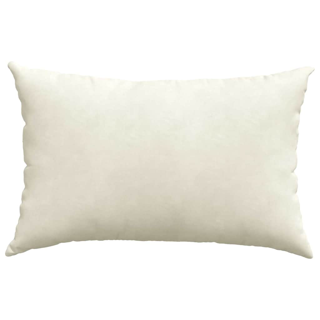 vidaXL Poduszki na sofę 2 pcs Kremowy 60 x 40 cm Tkanina sztruksowa