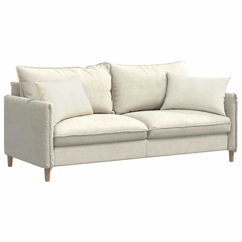 vidaXL Poduszki na sofę 2 pcs Kremowy 60 x 40 cm Tkanina sztruksowa