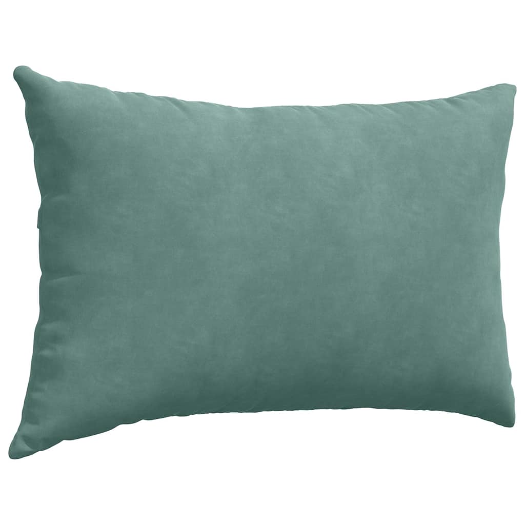 vidaXL Poduszki na sofę 2 pcs Zielony morski 60 x 40 cm