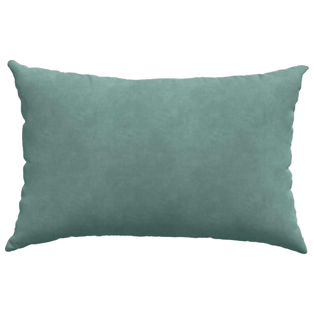 vidaXL Poduszki na sofę 2 pcs Zielony morski 60 x 40 cm
