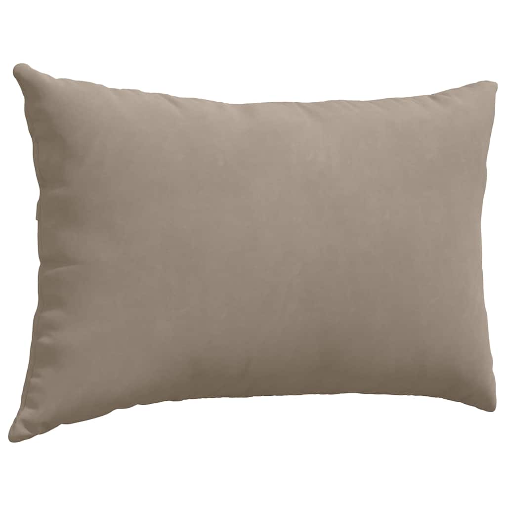 vidaXL Poduszki na sofę 2 pcs Ciemnoszary 60 x 40 cm tkanina