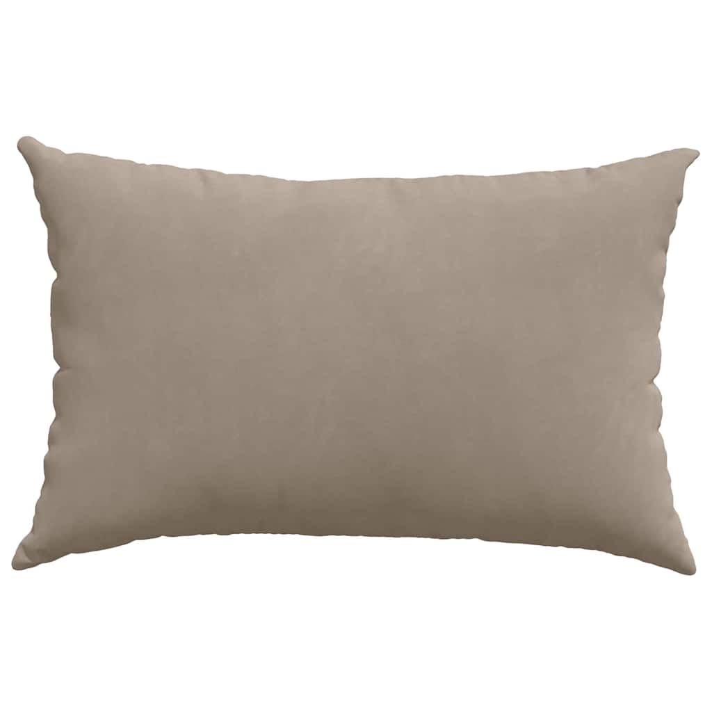 vidaXL Poduszki na sofę 2 pcs Ciemnoszary 60 x 40 cm tkanina