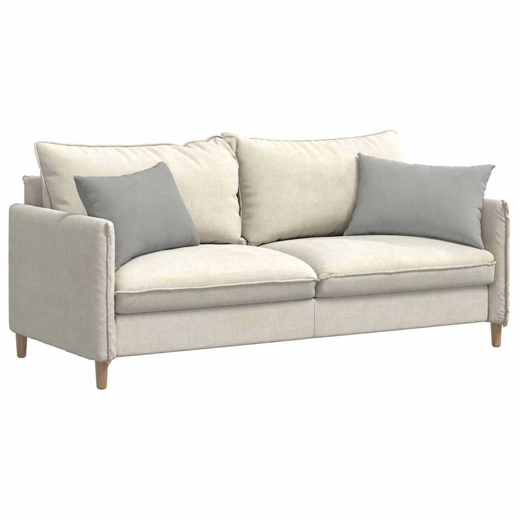 vidaXL Poduszki na sofę 2 pcs Jasnoszary 60 x 40 cm tkanina