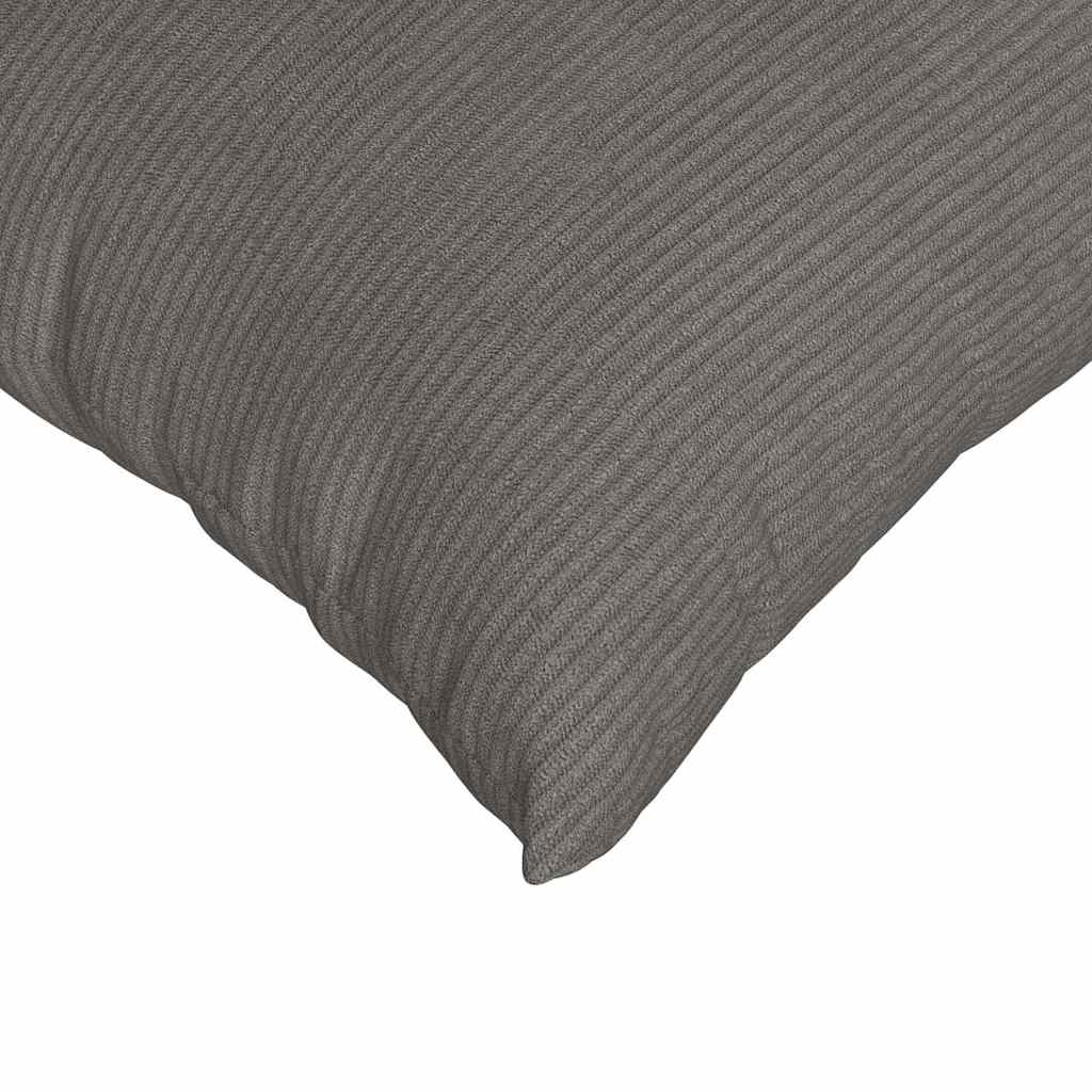 vidaXL Poduszki na sofę 2 pcs Jasnoszary 60 x 40 cm Tkanina sztruksowa
