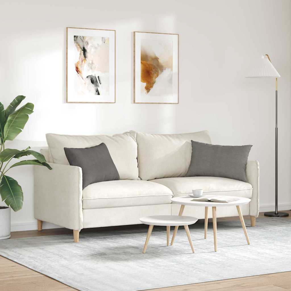 vidaXL Poduszki na sofę 2 pcs Jasnoszary 60 x 40 cm Tkanina sztruksowa