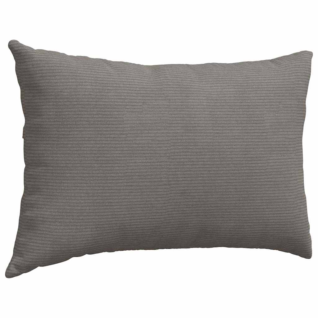 vidaXL Poduszki na sofę 2 pcs Jasnoszary 60 x 40 cm Tkanina sztruksowa