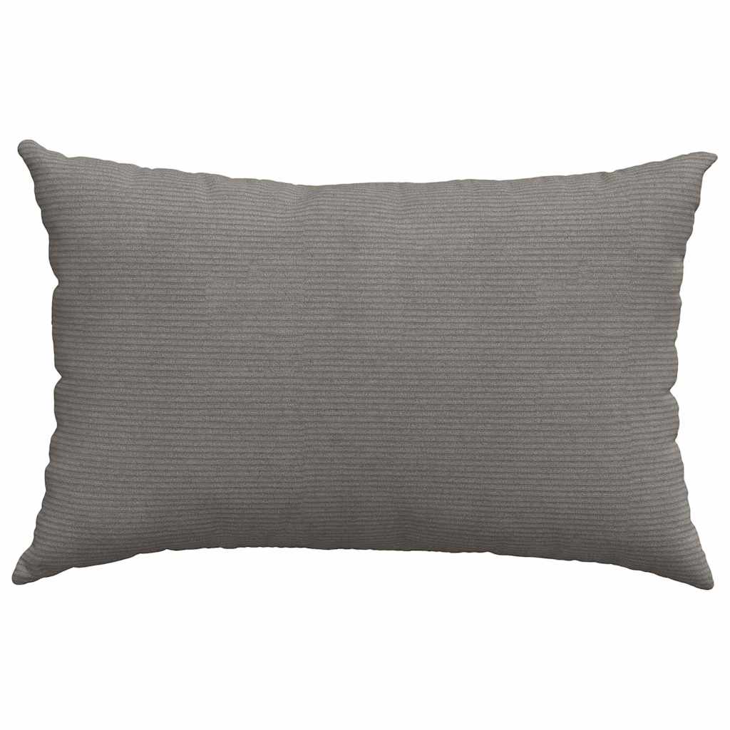 vidaXL Poduszki na sofę 2 pcs Jasnoszary 60 x 40 cm Tkanina sztruksowa