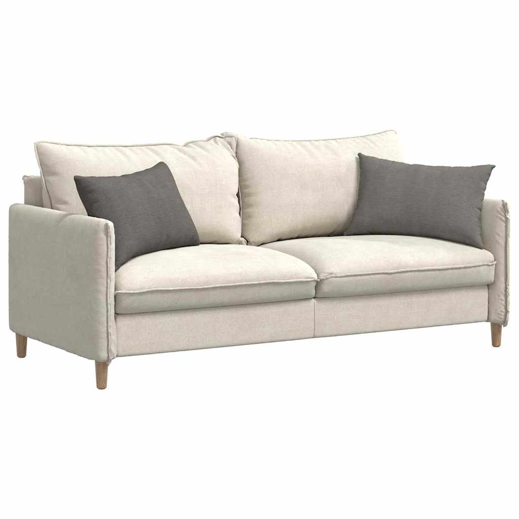 vidaXL Poduszki na sofę 2 pcs Jasnoszary 60 x 40 cm Tkanina sztruksowa