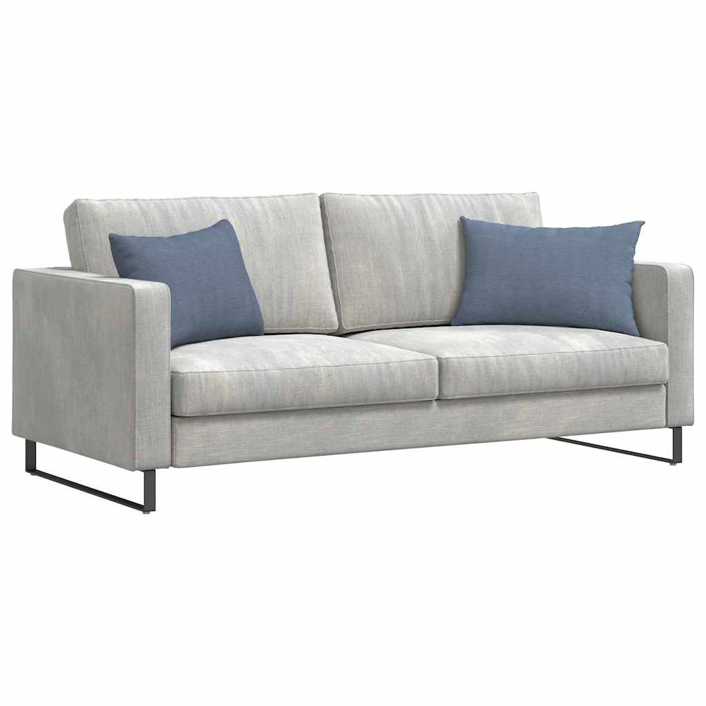 vidaXL Poduszki na sofę 2 pcs Niebieski 60 x 40 cm Tkanina sztruksowa