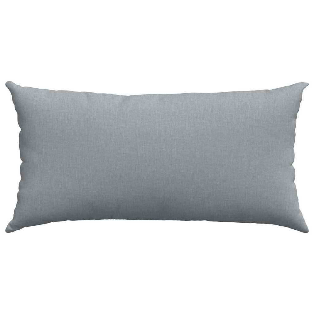 vidaXL Poduszki na sofę 2 pcs Jasnoszary 80 x 40 cm tkanina