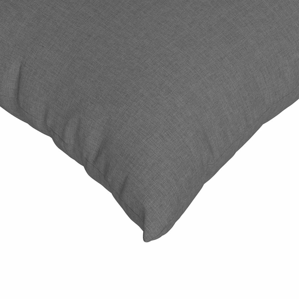 vidaXL Poduszki na sofę 2 pcs Ciemnoszary 80 x 40 cm tkanina