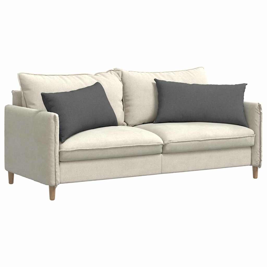vidaXL Poduszki na sofę 2 pcs Ciemnoszary 80 x 40 cm tkanina