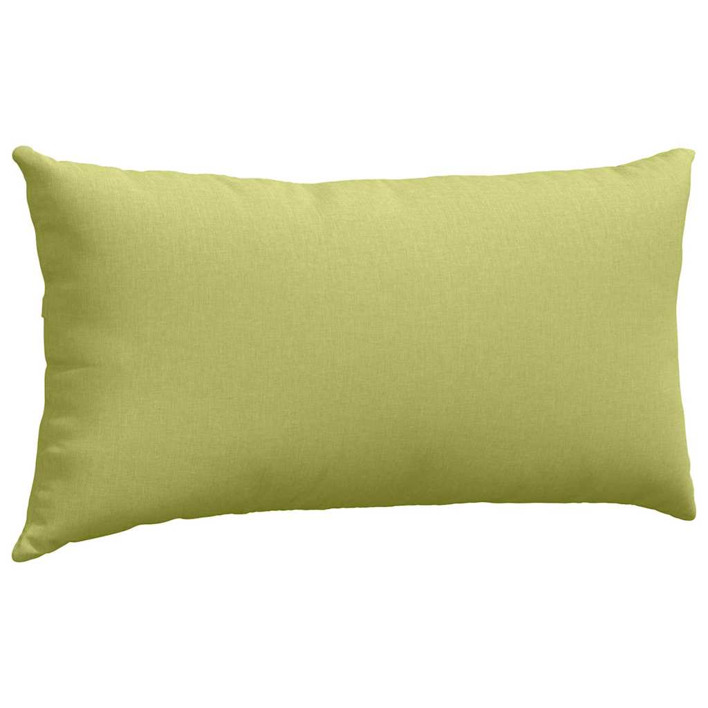 vidaXL Poduszki na sofę 2 pcs Jasnozielony 80 x 40 cm tkanina