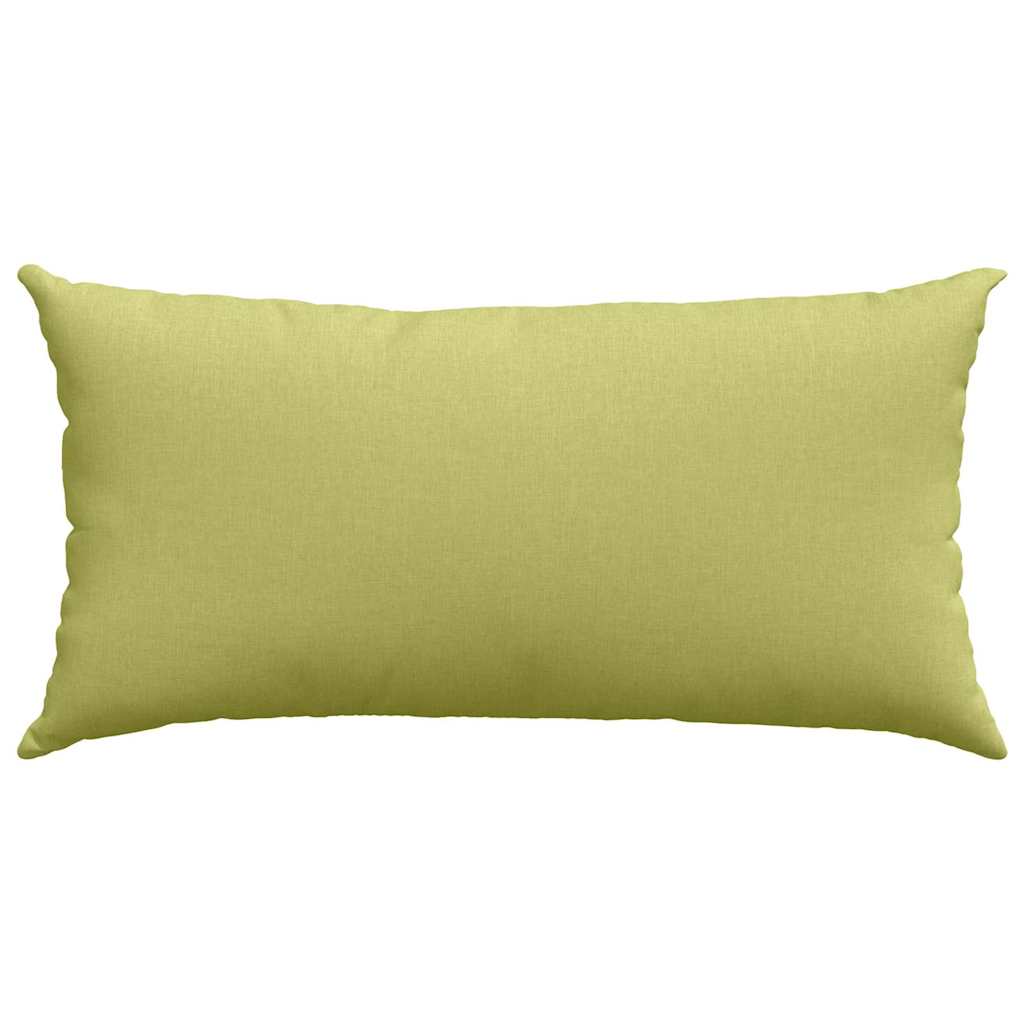vidaXL Poduszki na sofę 2 pcs Jasnozielony 80 x 40 cm tkanina
