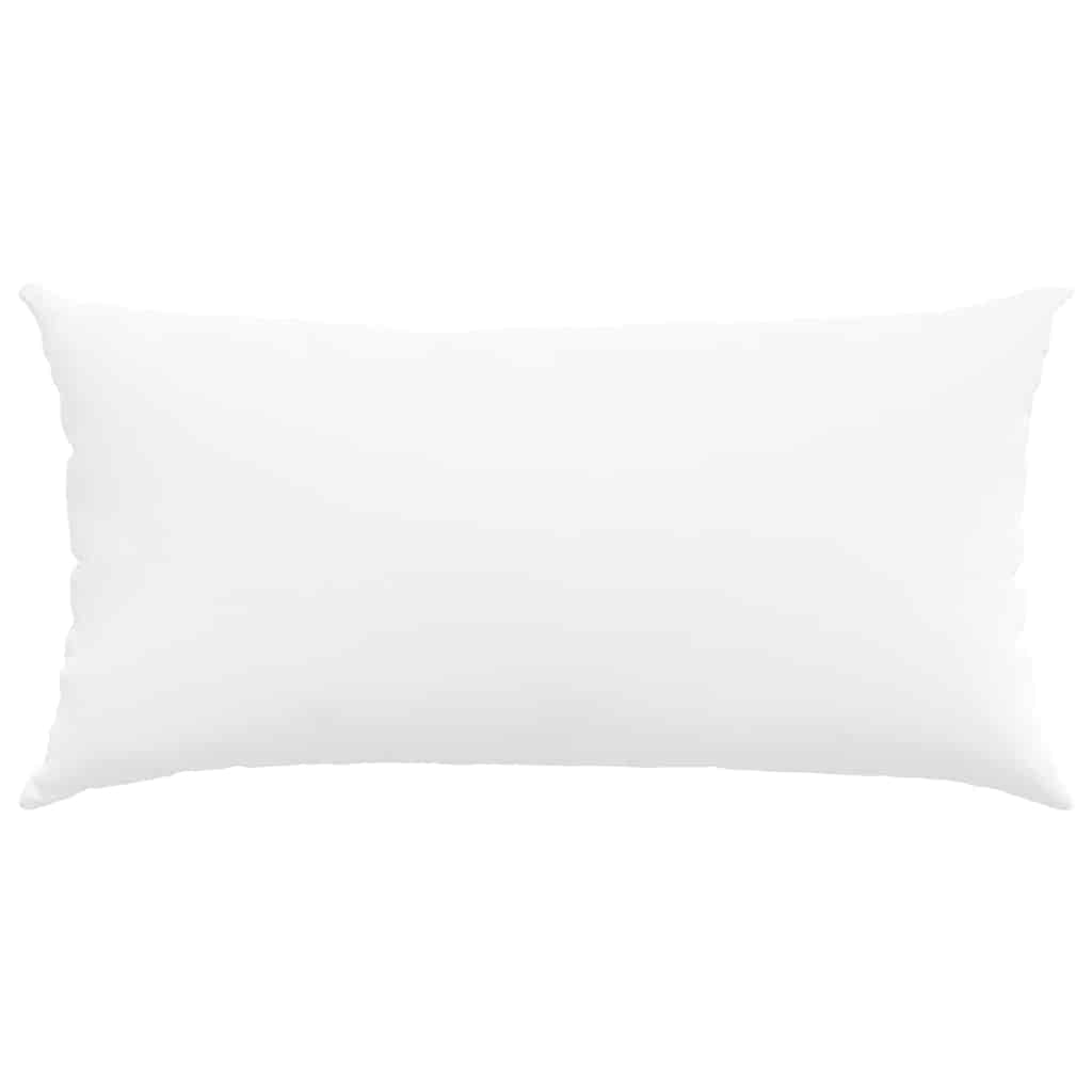 vidaXL Poduszki na sofę 2 pcs Biały 80 x 40 cm tkanina