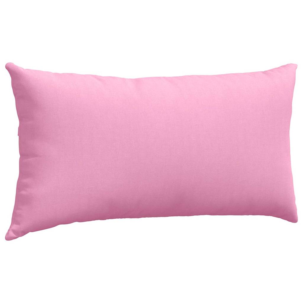 vidaXL Poduszki na sofę 2 pcs Różowy 80 x 40 cm tkanina