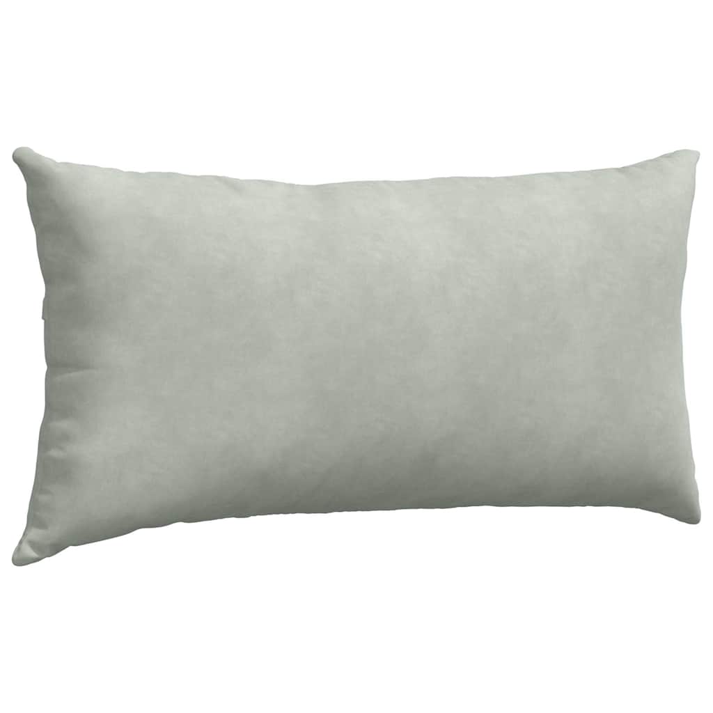 vidaXL Poduszki na sofę 2 pcs Jasnoszary 80 x 40 cm Tkanina sztruksowa