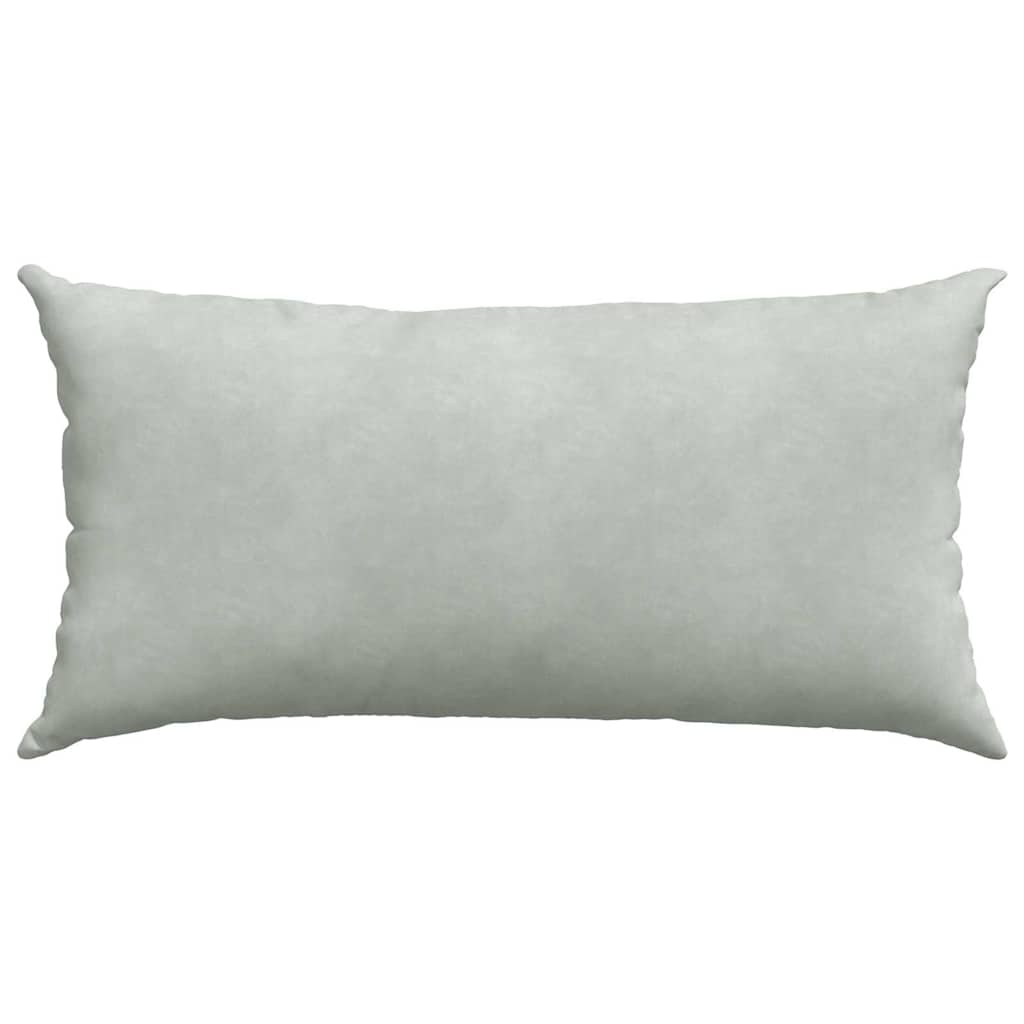 vidaXL Poduszki na sofę 2 pcs Jasnoszary 80 x 40 cm Tkanina sztruksowa