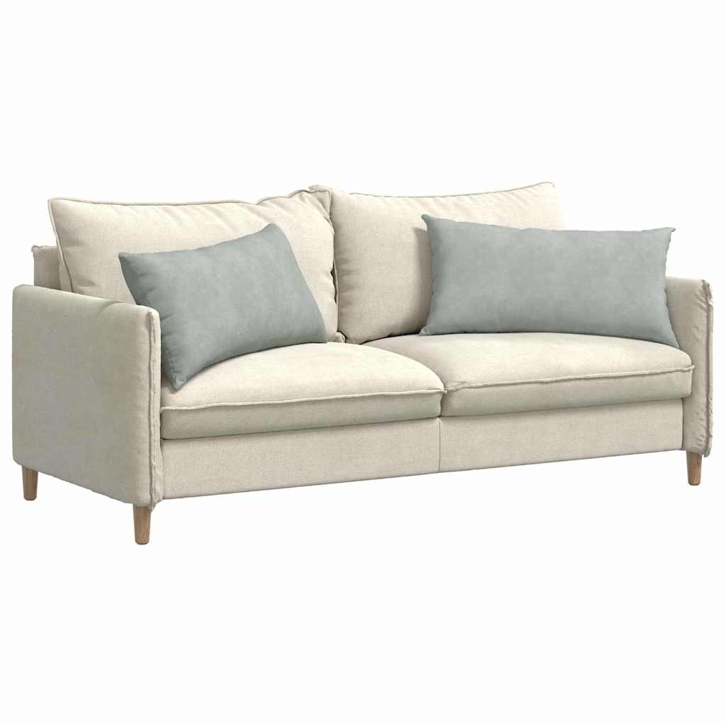 vidaXL Poduszki na sofę 2 pcs Jasnoszary 80 x 40 cm Tkanina sztruksowa