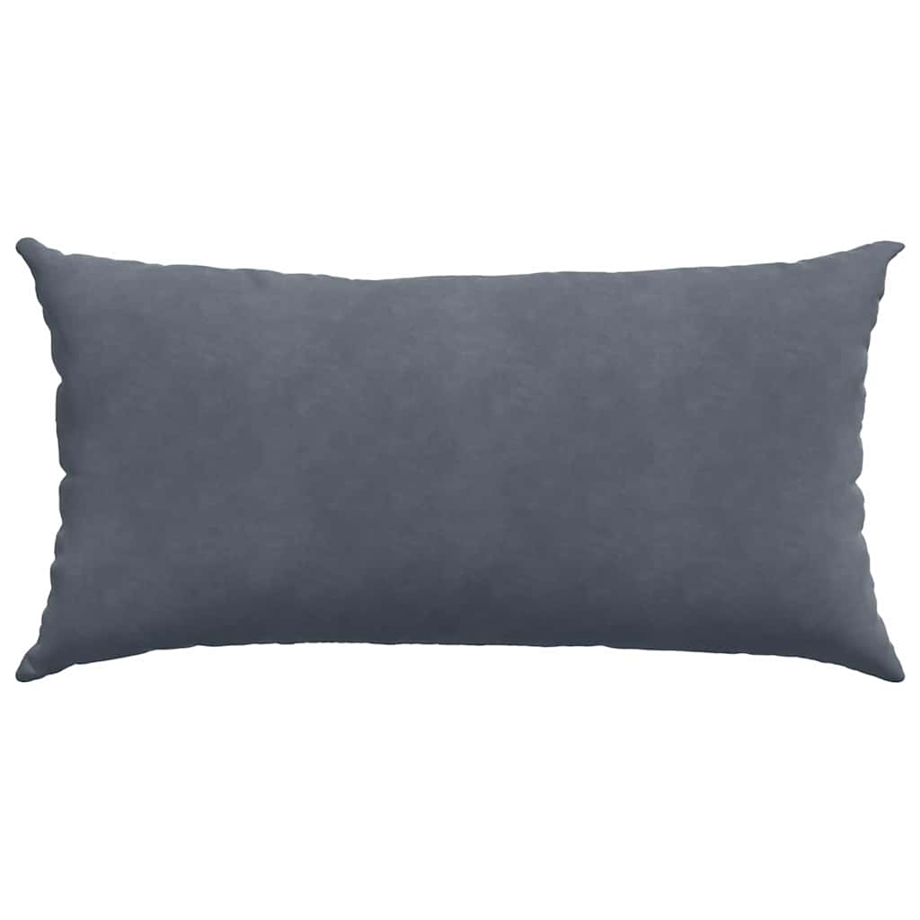 vidaXL Poduszki na sofę 2 pcs Ciemnoszary 80 x 40 cm