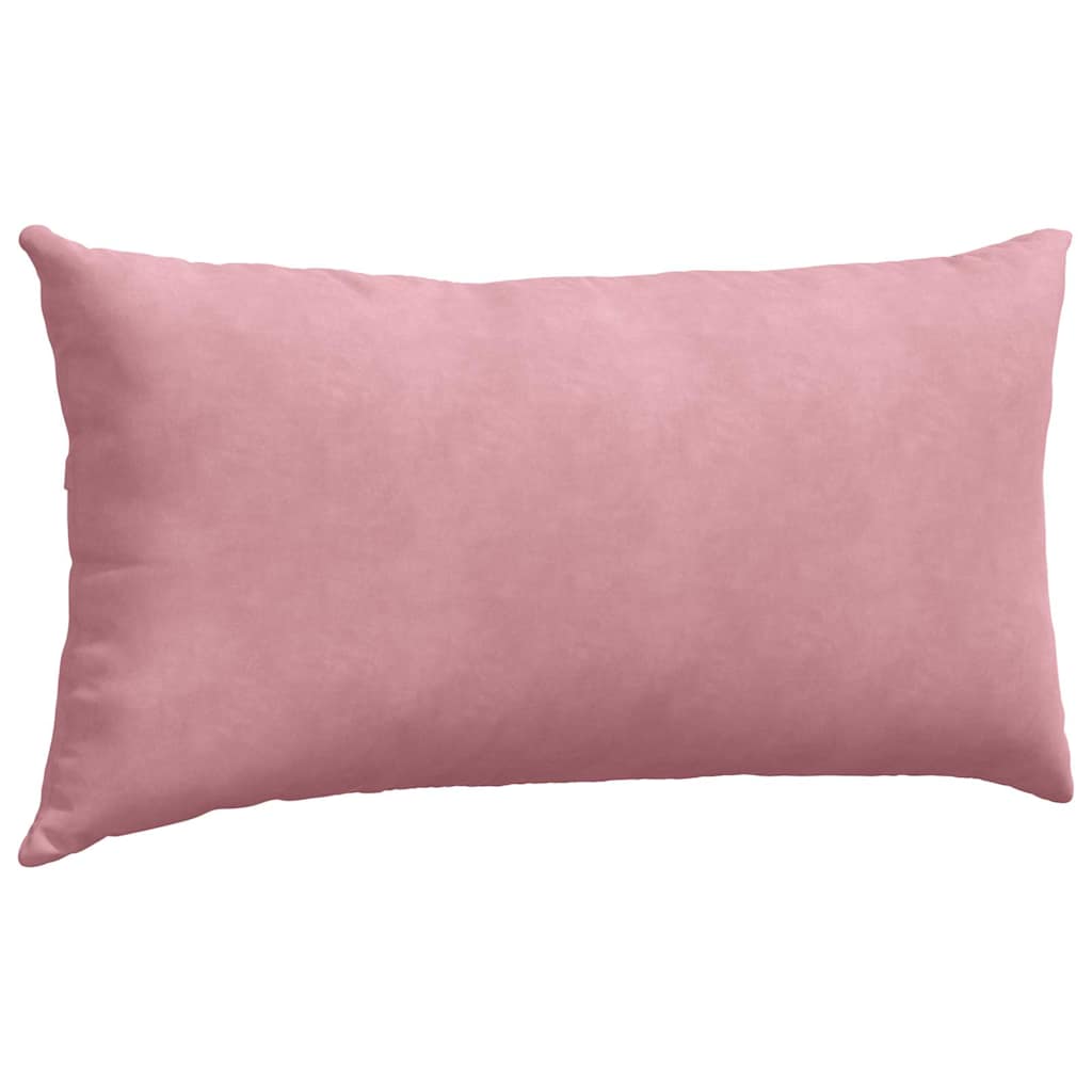 vidaXL Poduszki na sofę 2 pcs Różowy 80 x 40 cm Tkanina sztruksowa