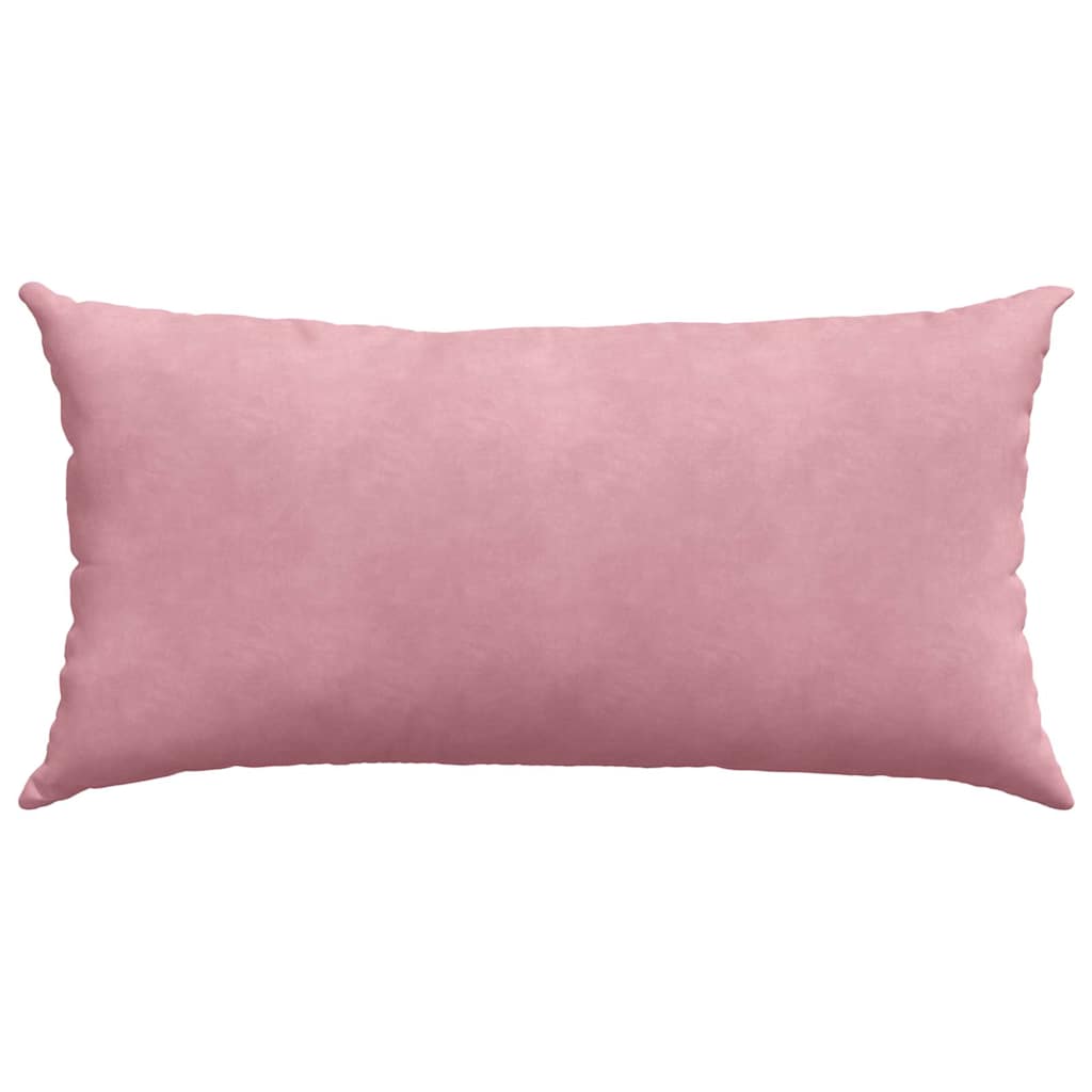 vidaXL Poduszki na sofę 2 pcs Różowy 80 x 40 cm Tkanina sztruksowa