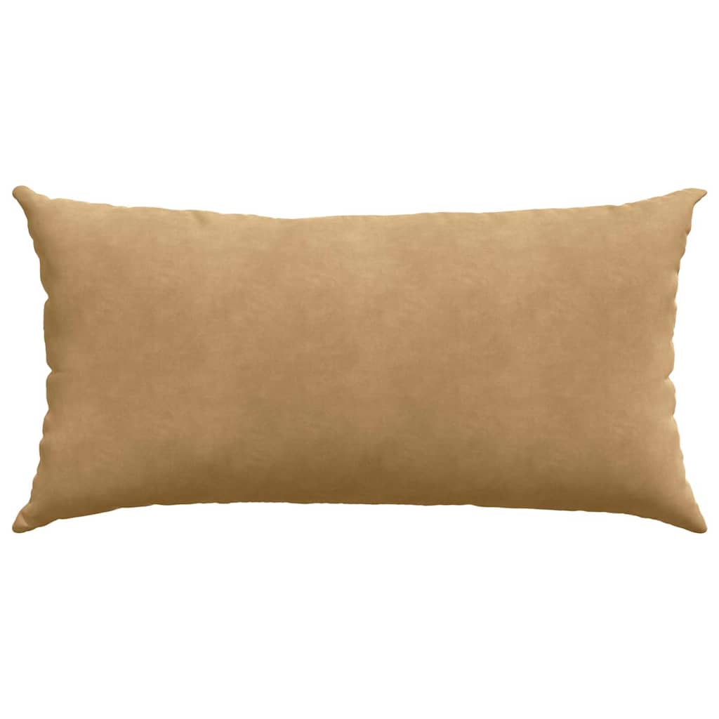 vidaXL Poduszki na sofę 2 pcs Brązowy 80 x 40 cm Tkanina sztruksowa