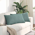 vidaXL Poduszki na sofę 2 pcs Zielony morski 80 x 40 cm