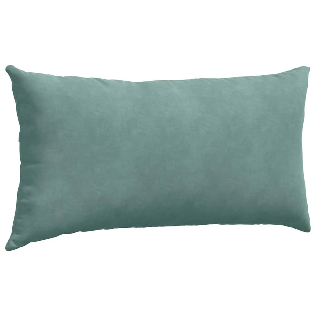 vidaXL Poduszki na sofę 2 pcs Zielony morski 80 x 40 cm