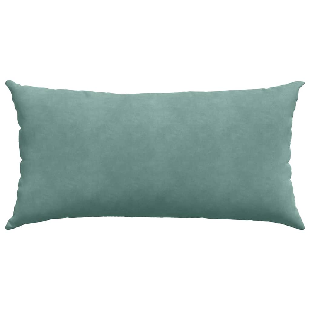 vidaXL Poduszki na sofę 2 pcs Zielony morski 80 x 40 cm