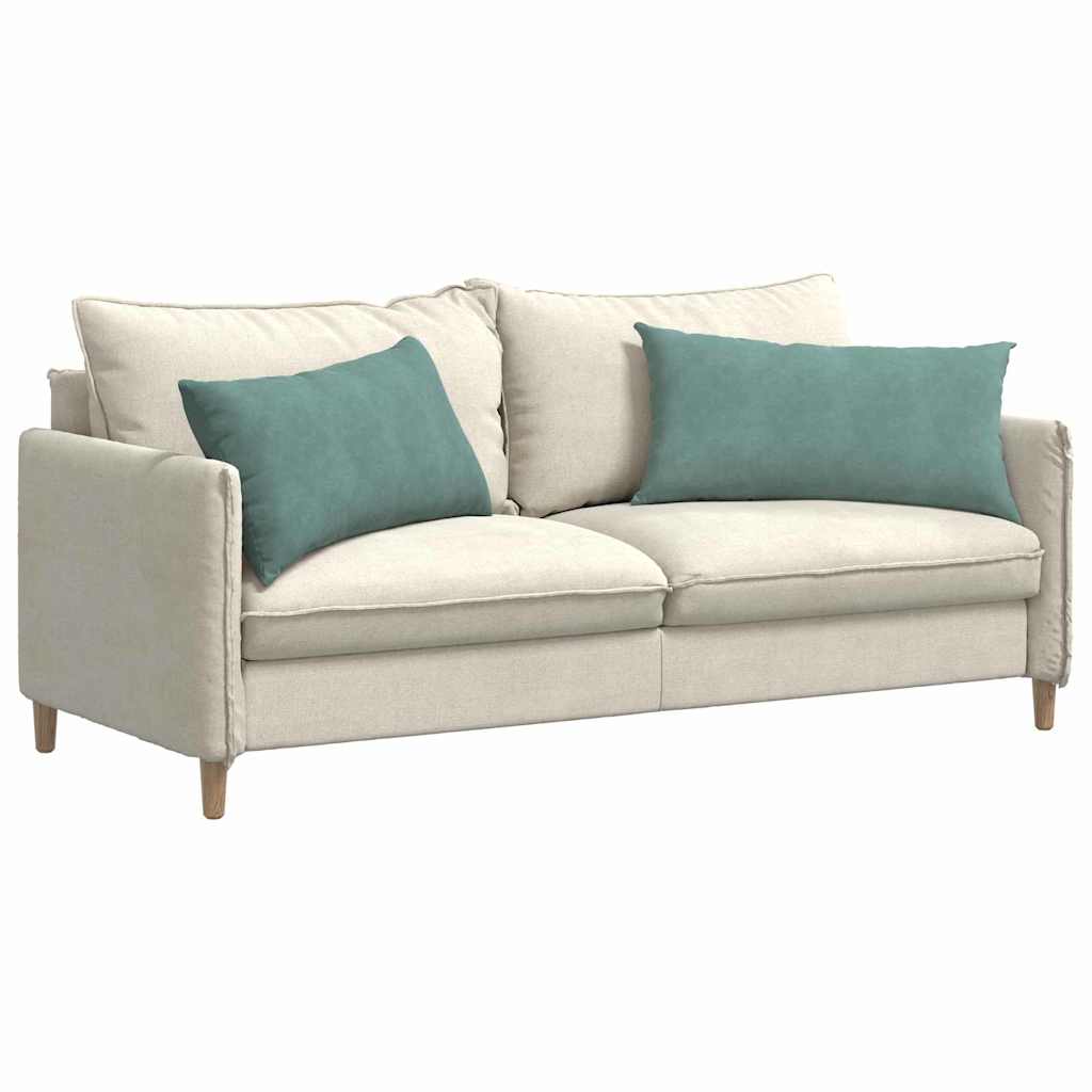 vidaXL Poduszki na sofę 2 pcs Zielony morski 80 x 40 cm