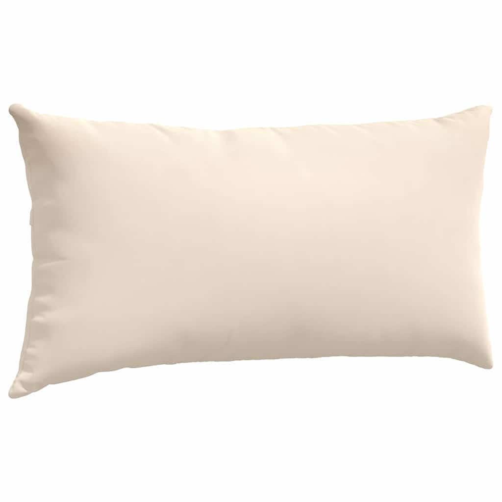 vidaXL Poduszki na sofę 2 pcs Beżowy 80 x 40 cm tkanina