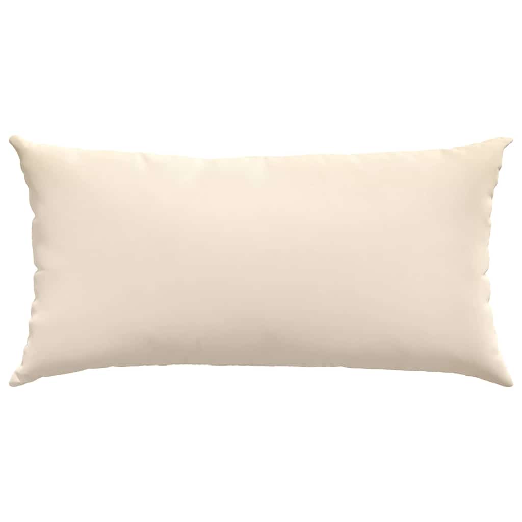 vidaXL Poduszki na sofę 2 pcs Beżowy 80 x 40 cm tkanina