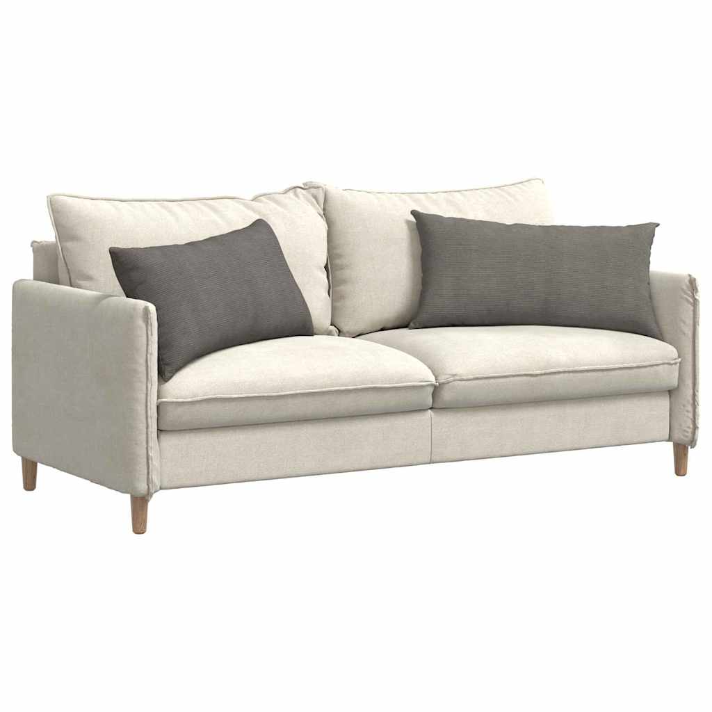 vidaXL Poduszki na sofę 2 pcs Jasnoszary 80 x 40 cm Tkanina sztruksowa