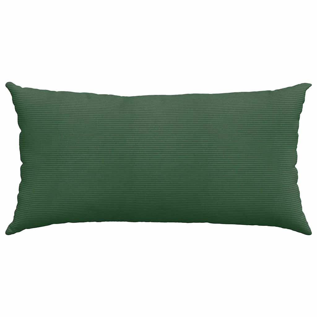 vidaXL Poduszki na sofę 2 pcs Ciemna zieleń 80 x 40 cm
