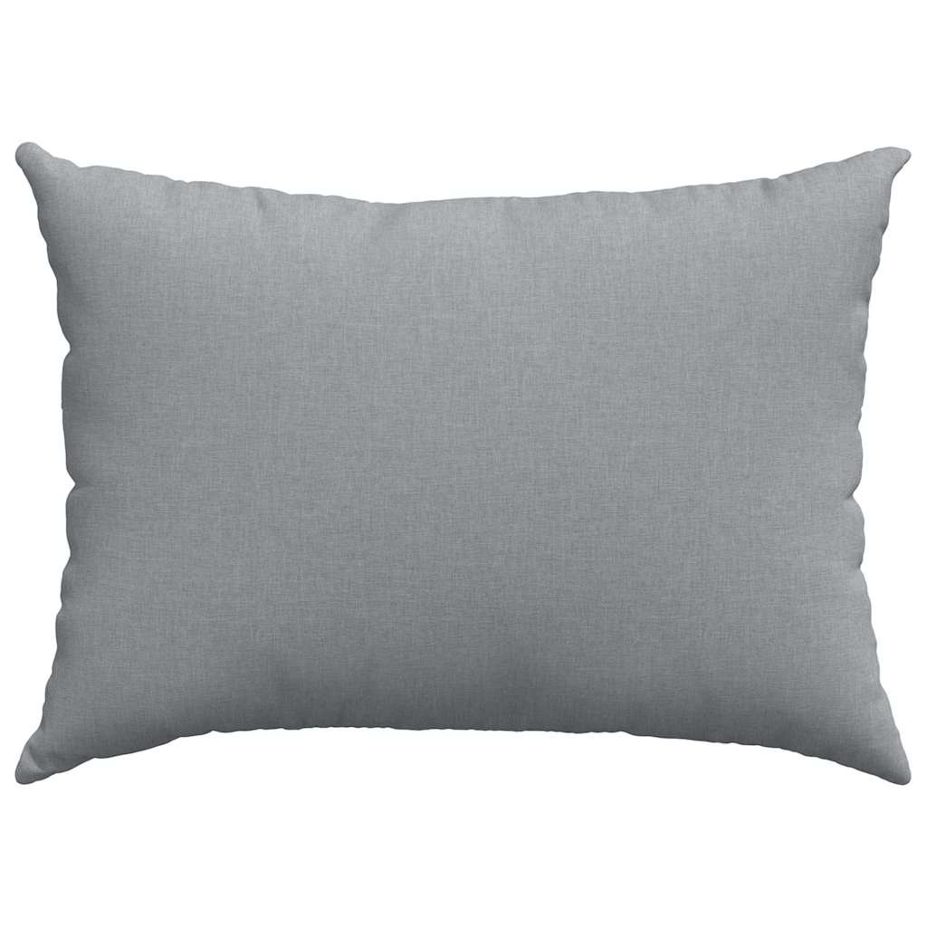 vidaXL Poduszki na sofę 2 pcs Jasnoszary 70 x 50 cm tkanina