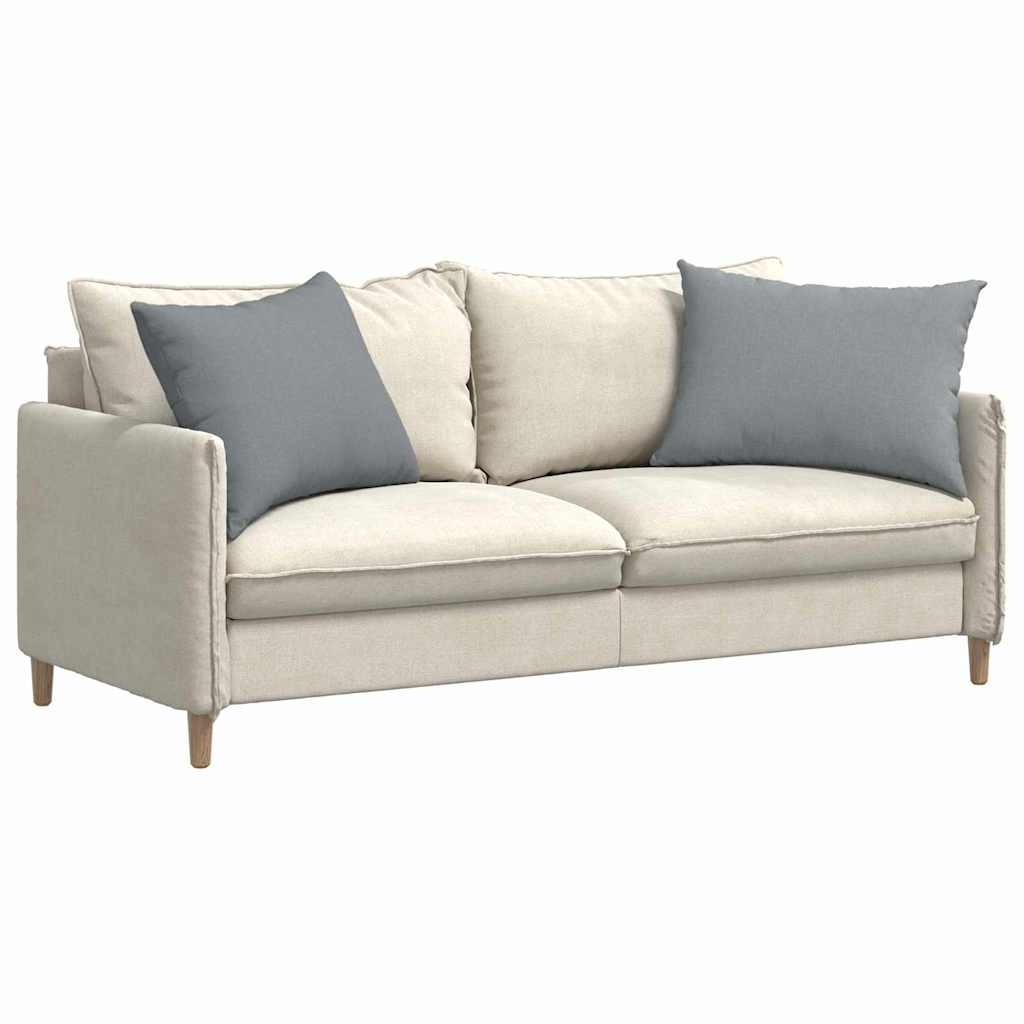 vidaXL Poduszki na sofę 2 pcs Jasnoszary 70 x 50 cm tkanina