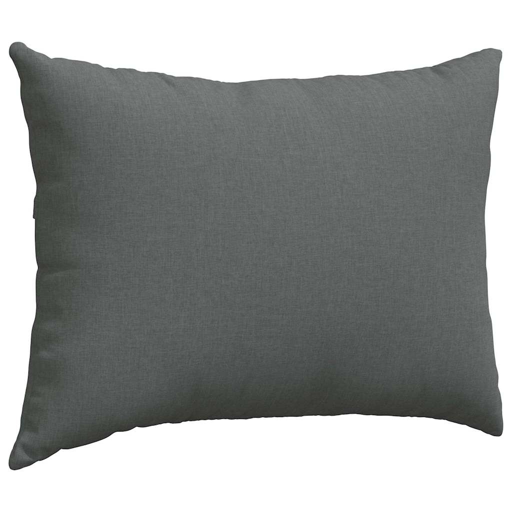 vidaXL Poduszki na sofę 2 pcs Ciemnoszary 70 x 50 cm tkanina