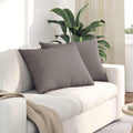 vidaXL Poduszki na sofę 2 pcs Ciemnoszary 70 x 50 cm tkanina