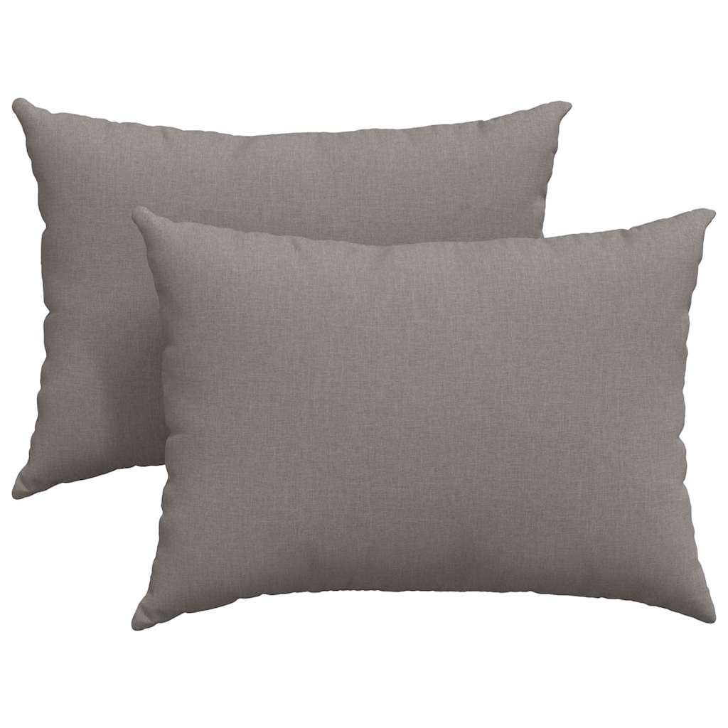 vidaXL Poduszki na sofę 2 pcs Ciemnoszary 70 x 50 cm tkanina