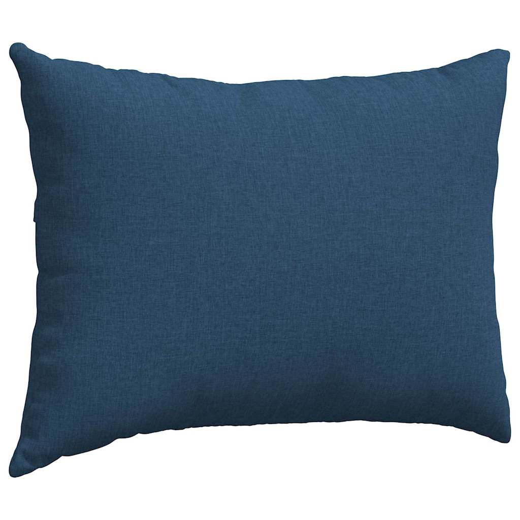 vidaXL Poduszki na sofę 2 pcs Niebieski 70 x 50 cm tkanina