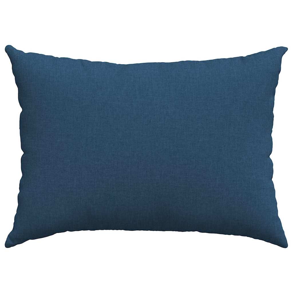 vidaXL Poduszki na sofę 2 pcs Niebieski 70 x 50 cm tkanina