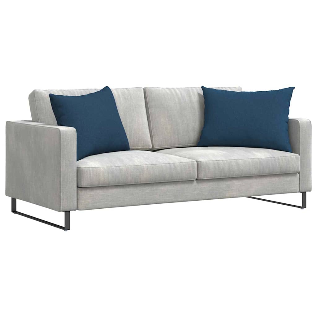 vidaXL Poduszki na sofę 2 pcs Niebieski 70 x 50 cm tkanina