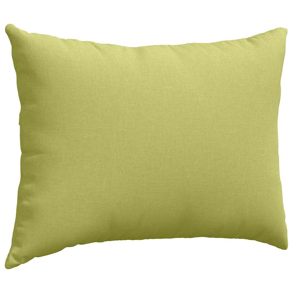 vidaXL Poduszki na sofę 2 pcs Jasnozielony 70 x 50 cm tkanina
