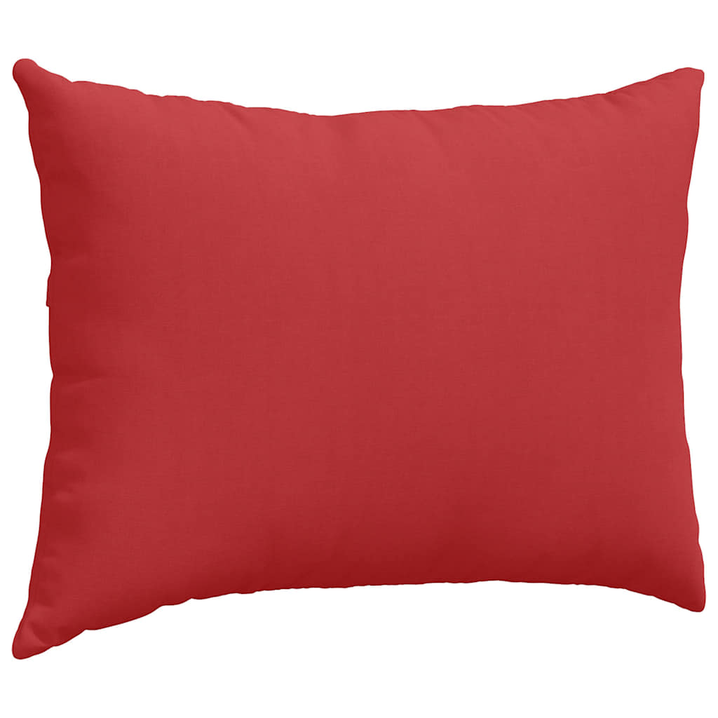 vidaXL Poduszki na sofę 2 pcs Czerwony 70 x 50 cm tkanina