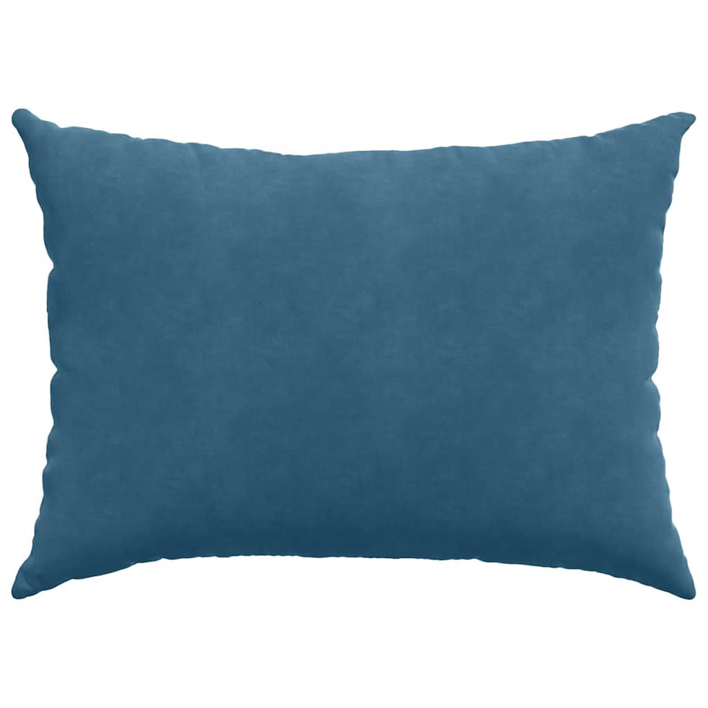 vidaXL Poduszki na sofę 2 pcs Niebieski 70 x 50 cm Tkanina sztruksowa