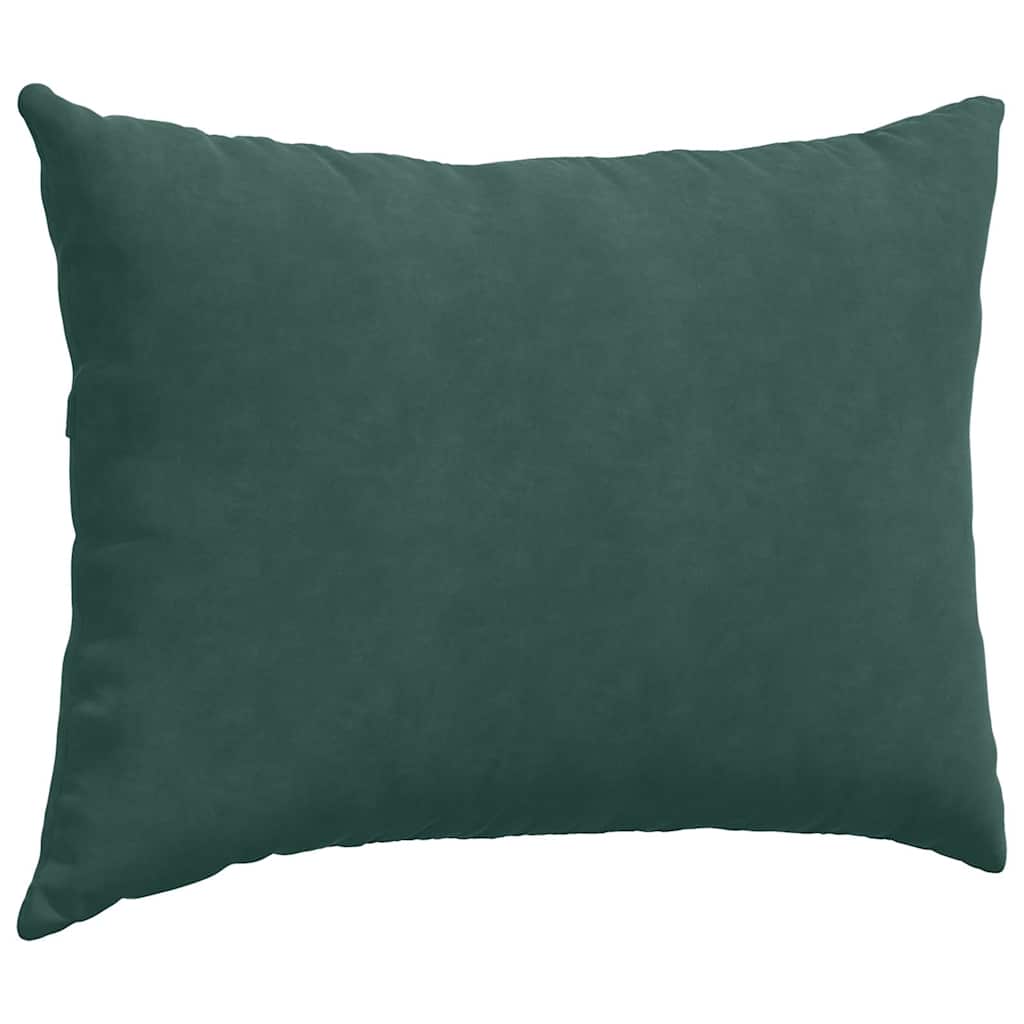vidaXL Poduszki na sofę 2 pcs Ciemna zieleń 70 x 50 cm