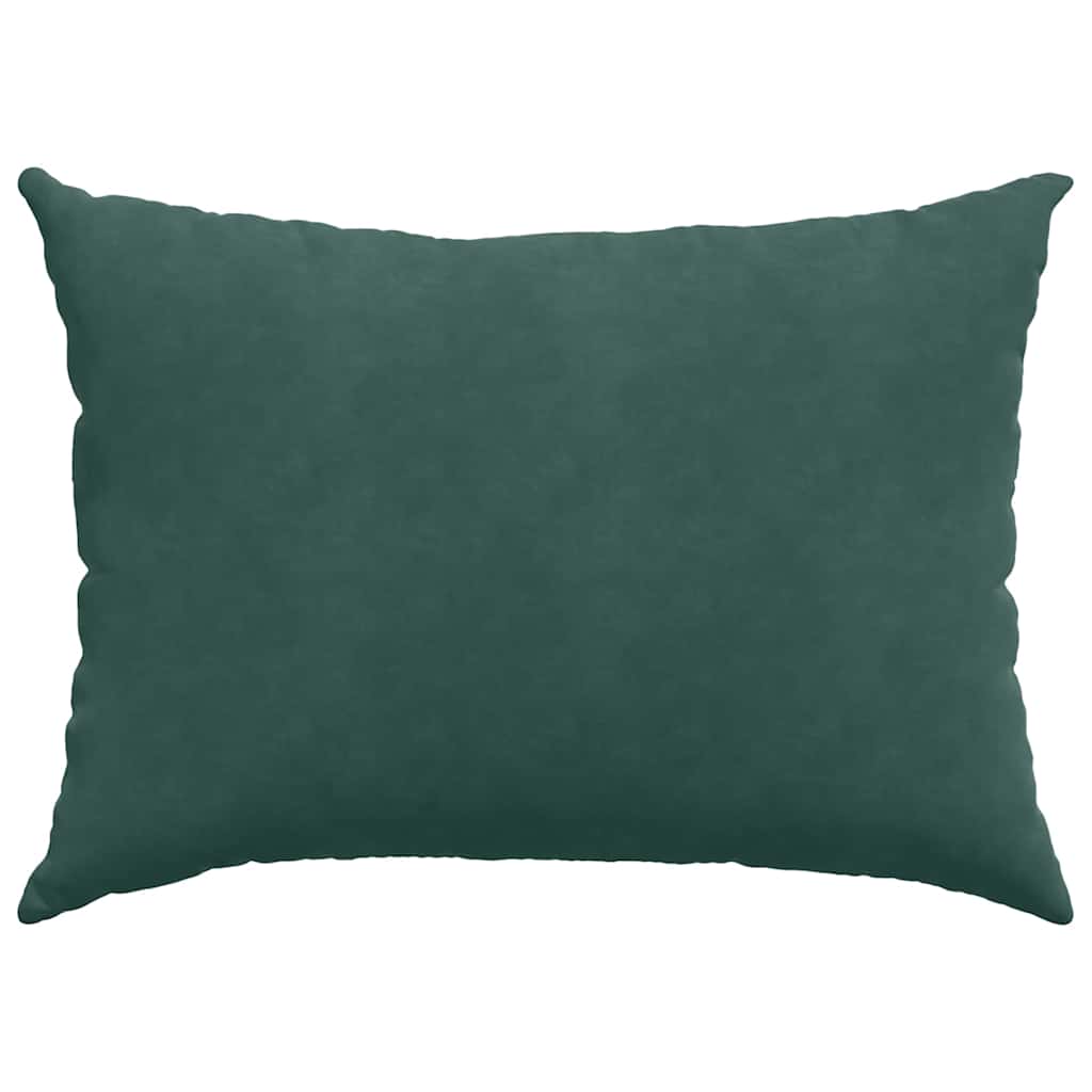 vidaXL Poduszki na sofę 2 pcs Ciemna zieleń 70 x 50 cm